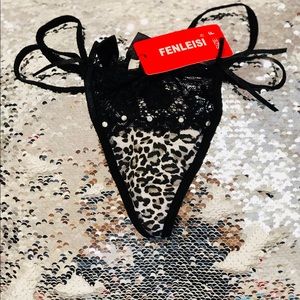 Super Cute and Sexy Leopard Style G-String